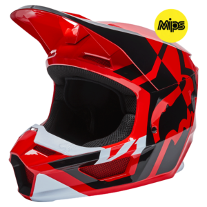 CAPACETE MX FOX V1 LUX VERMELHO MIPS