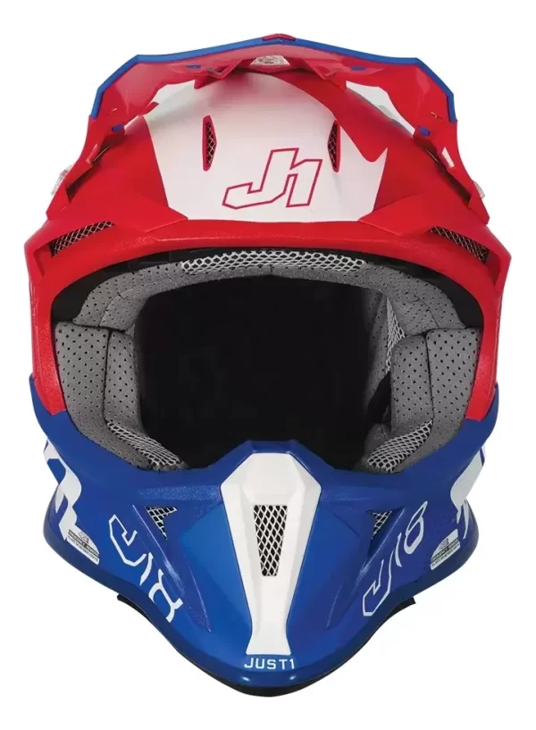 Capacete Just1 J18 Vertigo Azul Motocross Trilha Lançamento - Image 3