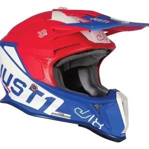 Capacete Just1 J18 Vertigo Azul Motocross Trilha Lançamento