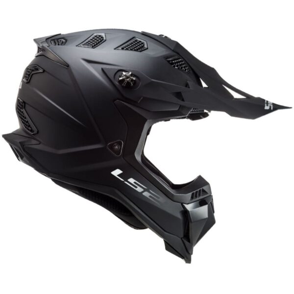 Capacete LS2 MX700 Subverter Evo Monocolor - Preto Fosco - Image 4