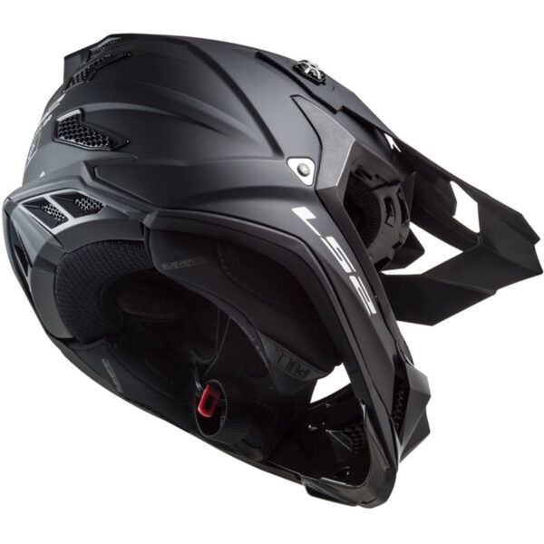Capacete LS2 MX700 Subverter Evo Monocolor - Preto Fosco - Image 2