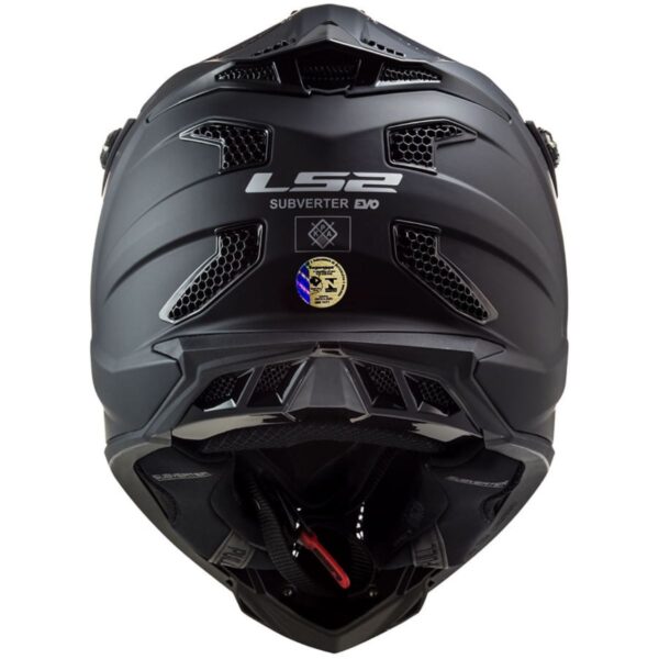 Capacete LS2 MX700 Subverter Evo Monocolor - Preto Fosco - Image 7