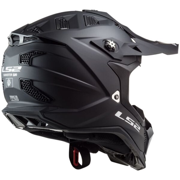 Capacete LS2 MX700 Subverter Evo Monocolor - Preto Fosco - Image 3