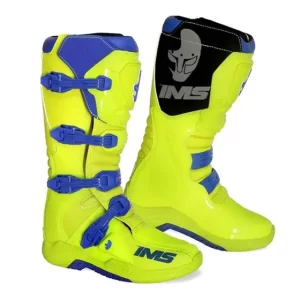 Bota IMS Factory Amarelo Fluor/Azul - IMS Racing
