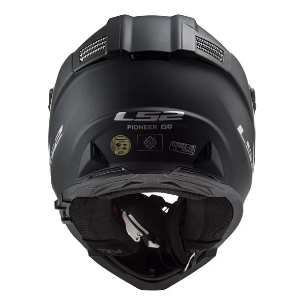 CAPACETE LS2 PIONEER EVO MONOCOLOR PRETO FOSCO - Image 3