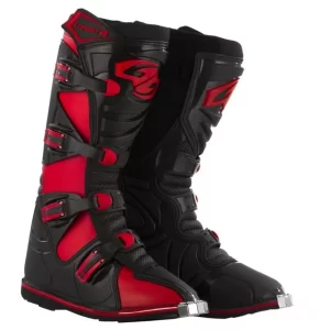 Bota Piloto Combat 4 Motocros Trilha Enduro Pro Tork Vermelho