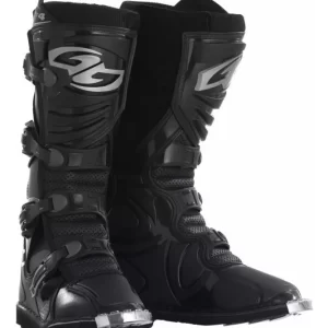Bota Piloto Combat 4 Motocros Pro Tork preta/cinza