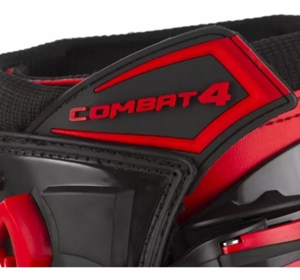 Bota Piloto Combat 4 Motocros Trilha Enduro Pro Tork Vermelho - Image 4