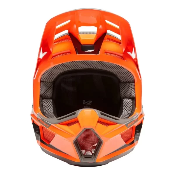 CAPACETE MX FOX V2 DIER LARANJA - Image 3