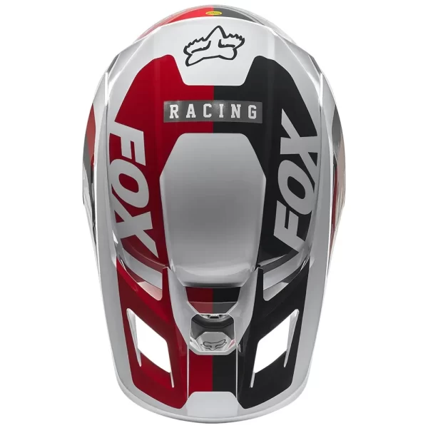 CAPACETE MX FOX V2 PADDOX VERM/PRETO/BRANCO - Image 5