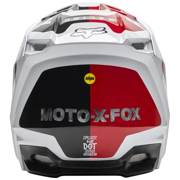 CAPACETE MX FOX V2 PADDOX VERM/PRETO/BRANCO - Image 4