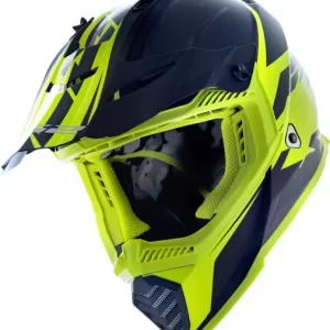 Capacete Ls2 Motocross Cross Mx437 Fast Roar Amarelo Fosco