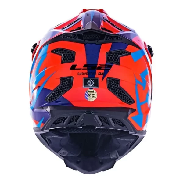 CAPACETE LS2 SUBVERTER EVO NIMBLE LARANJA/AZUL - Image 4
